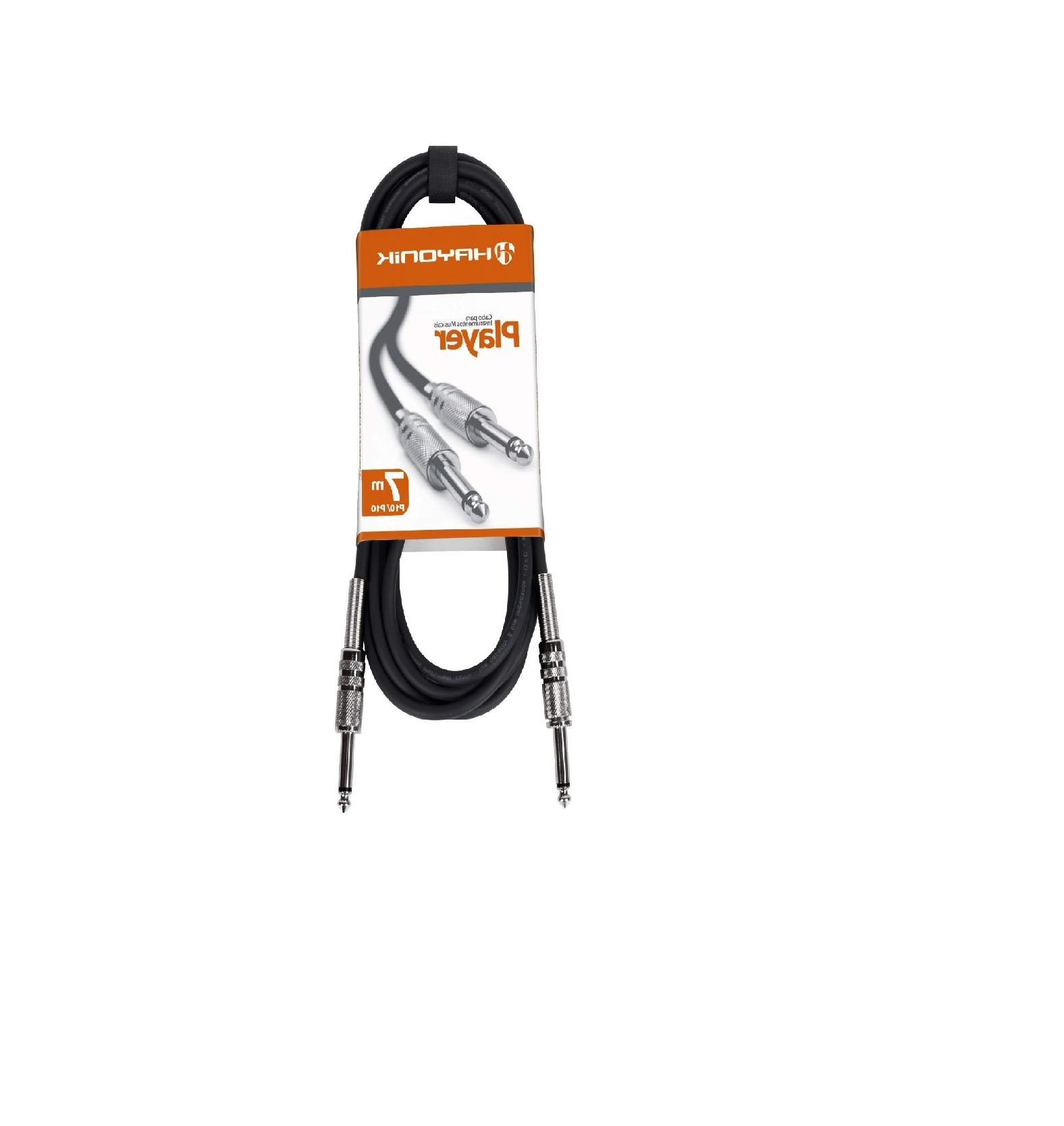 CABO PARA INSTRUMENTOS P10XP10 7M HAYONIK PRETO