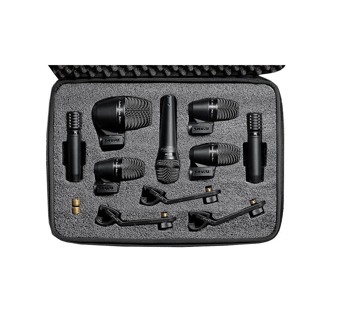 KIT DE MICROFONE SHURE P/ BATERIA PGADRUMKIT7 7 PECAS - Imagem 2