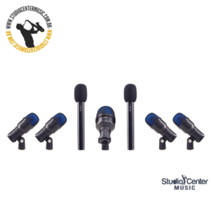 Kit De Microfones Dylan Ddx-7000 Para Bateria Preto Com Case